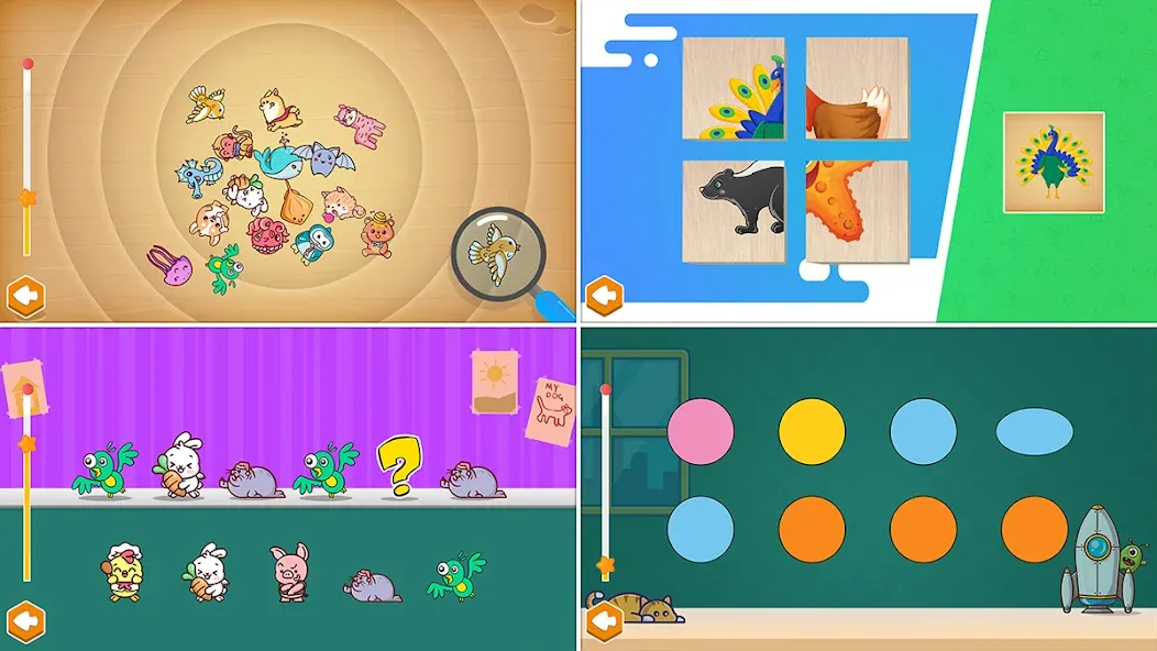 690 Puzzles for preschool kids [MOD: открыты все пазлы и уровни] Screenshot 5