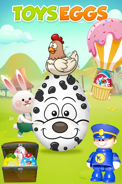 Surprise Eggs - Toddler games [MOD: все яйца открыты и без рекламы] Screenshot 1