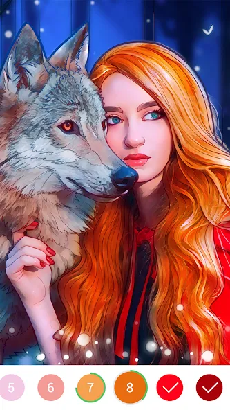 Coloring Book: Color by Number [MOD: все раскраски и без рекламы] Screenshot 2