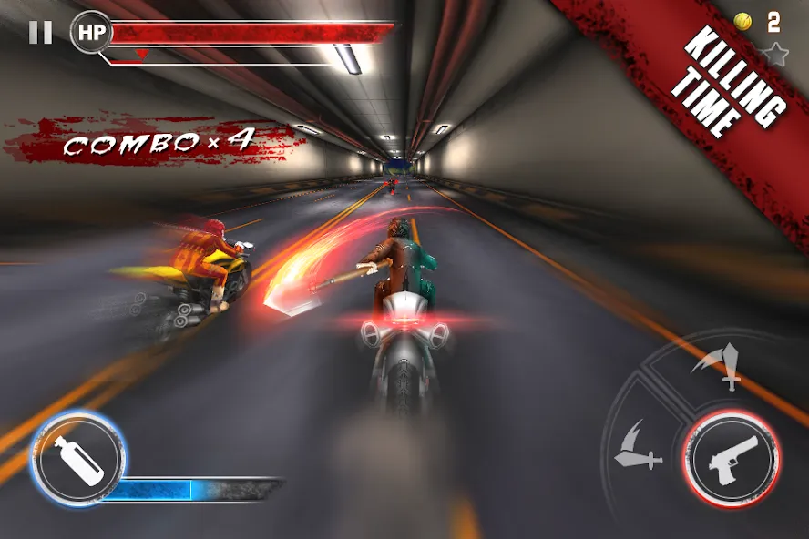 Death Moto 3 : Fighting  Rider [MOD: безлимитные деньги и открыты уровни] Screenshot 2