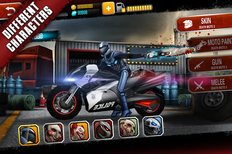 Death Moto 3 : Fighting  Rider [MOD: безлимитные деньги и открыты уровни] Screenshot 5