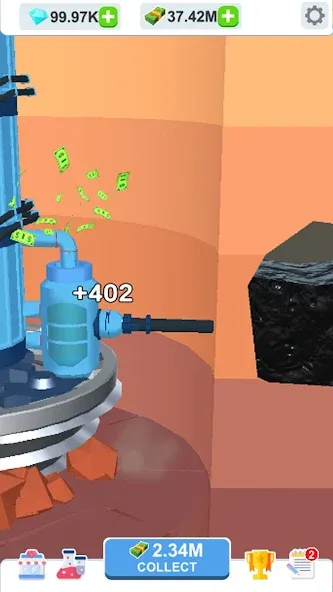 Idle Dig Factory [MOD: безлимитные деньги и ресурсы] Screenshot 2