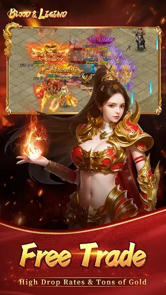 Blood&amp;Legend:Dragon King idle [MOD: много денег и усиленные герои] Screenshot 2