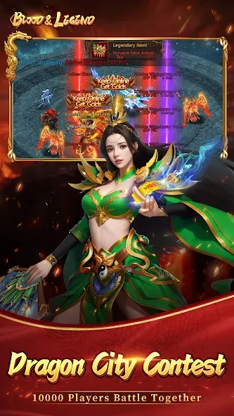 Blood&amp;Legend:Dragon King idle [MOD: много денег и усиленные герои] Screenshot 4