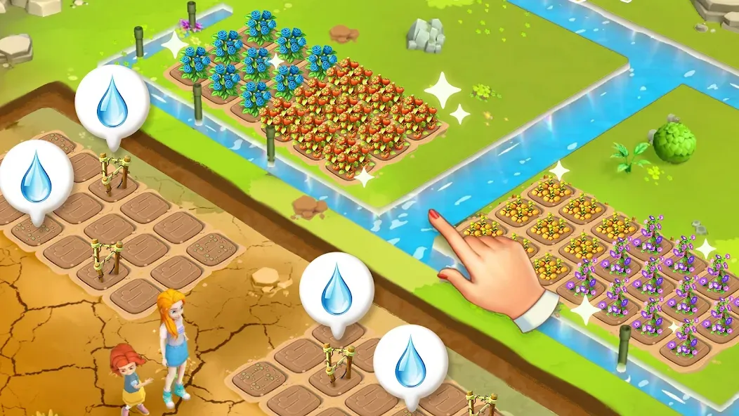 Island Farm Adventure [MOD: много денег и ресурсов] Screenshot 1