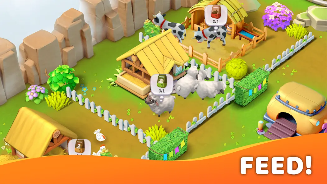 Island Farm Adventure [MOD: много денег и ресурсов] Screenshot 5