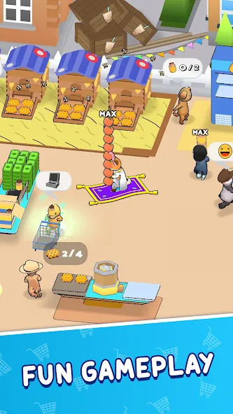 Animal Mart: Tycoon Games [MOD: безлимитные деньги и товары] Screenshot 5