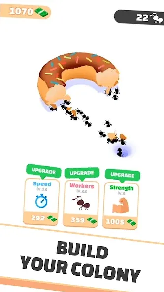Idle Ants - Simulator Game [MOD: безлимитные деньги и ускоренная добыча] Screenshot 1