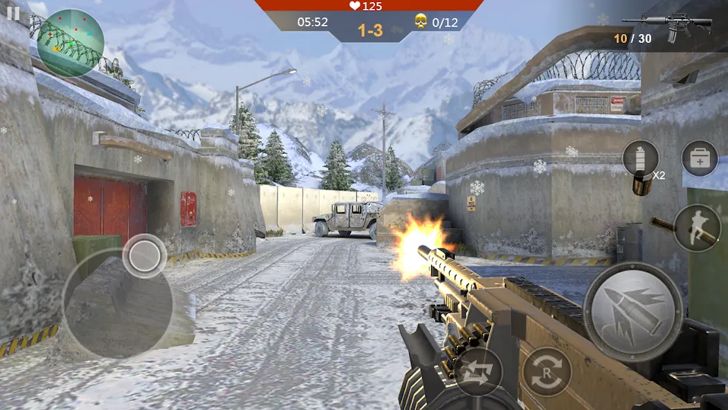 Gun Strike Shoot 3D [MOD: безлимитные деньги и оружие] Screenshot 2