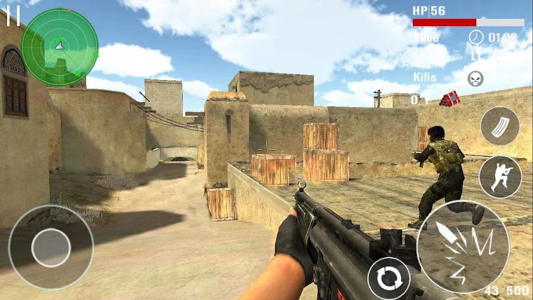 Gun Strike Shoot 3D [MOD: безлимитные деньги и оружие] Screenshot 3