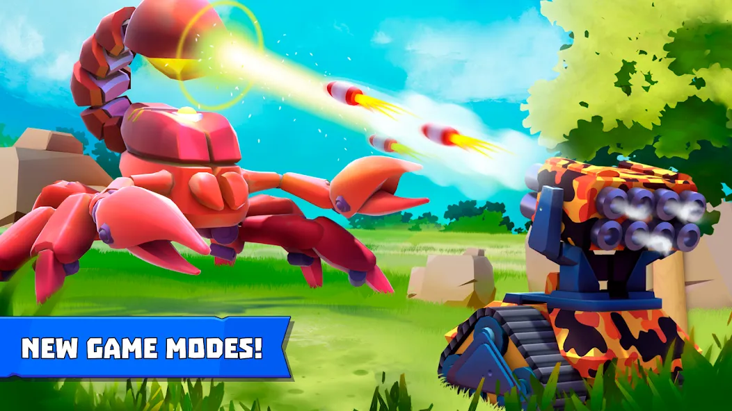 Tanks a Lot - 3v3 Battle Arena [MOD: безлимитные деньги и всё открыто] Screenshot 1