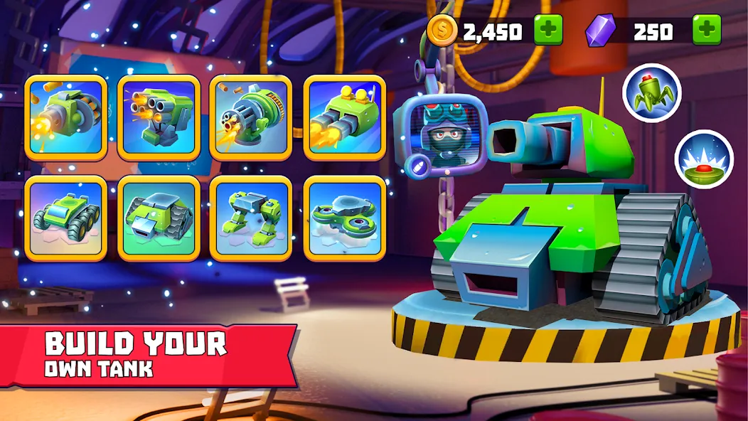 Tanks a Lot - 3v3 Battle Arena [MOD: безлимитные деньги и всё открыто] Screenshot 2