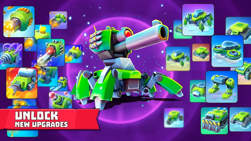 Tanks a Lot - 3v3 Battle Arena [MOD: безлимитные деньги и всё открыто] Screenshot 4