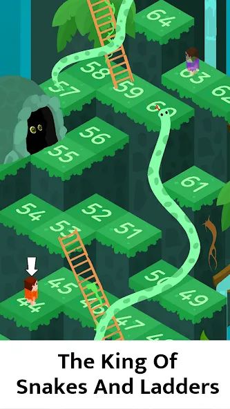 Snakes and Ladders Board Games [MOD: безлимитные ходы и все уровни] Screenshot 1
