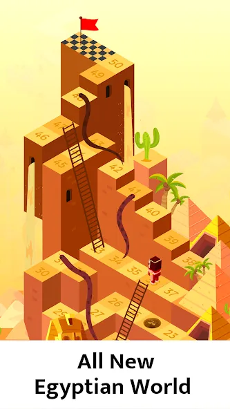 Snakes and Ladders Board Games [MOD: безлимитные ходы и все уровни] Screenshot 4