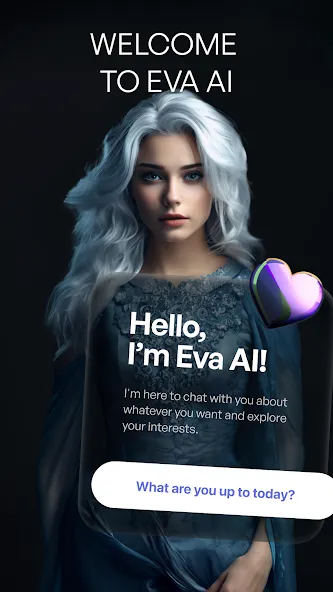 EVA Character AI &amp; AI Friend [MOD: премиум-функции и безлимитные сообщения] Screenshot 1