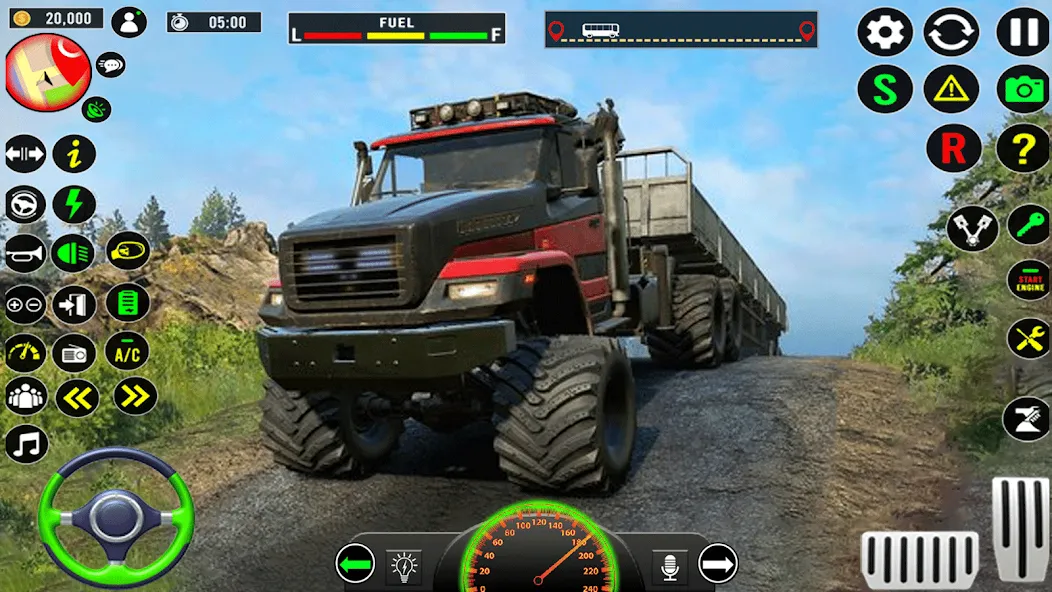 Indian Truck Heavy Cargo Duty [MOD: безлимитные деньги и топливо] Screenshot 2