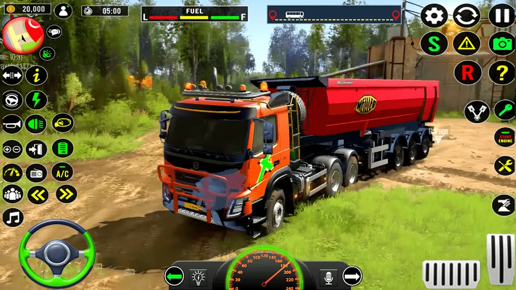Indian Truck Heavy Cargo Duty [MOD: безлимитные деньги и топливо] Screenshot 5