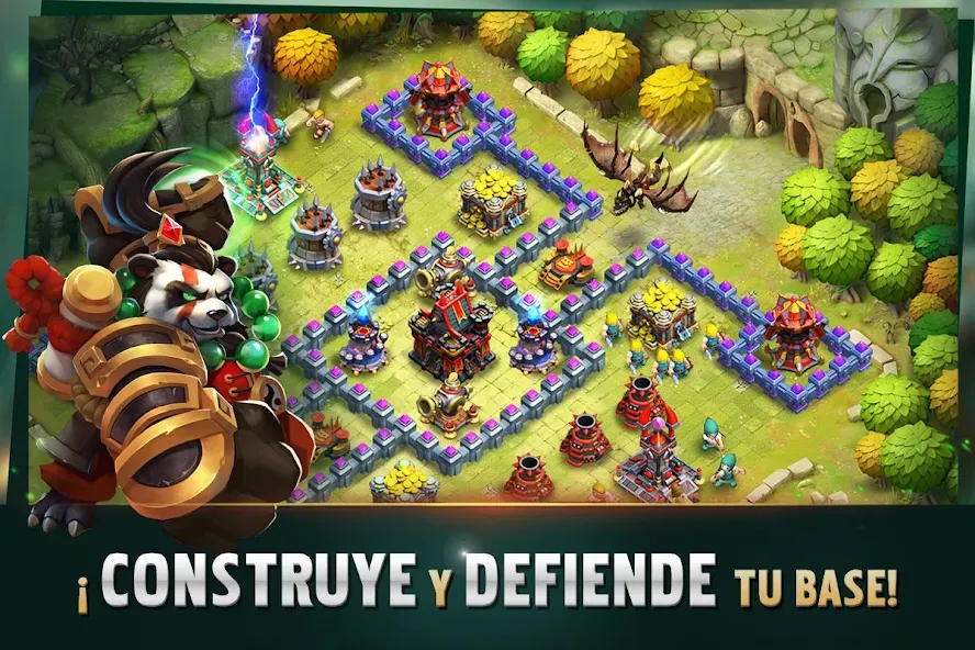 Clash of Lords 2: Español [MOD: безлимитные ресурсы и усиленные герои] Screenshot 1