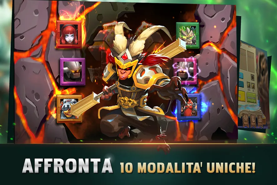 Clash of Lords 2: Italiano [MOD: безлимитные ресурсы и усиленные герои] Screenshot 5