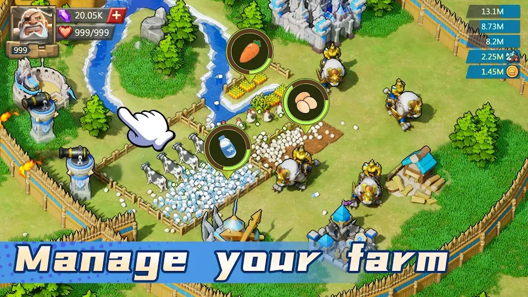 Lords Mobile: Kingdom Wars [MOD: безлимитные ресурсы и мощная армия] Screenshot 1