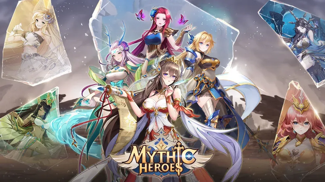Mythic Heroes: Idle RPG [MOD: безлимитные ресурсы и быстрая прокачка] Screenshot 1