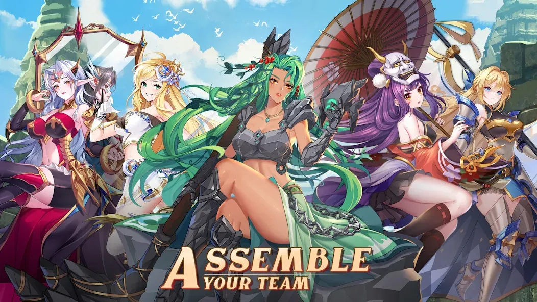 Mythic Heroes: Idle RPG [MOD: безлимитные ресурсы и быстрая прокачка] Screenshot 2