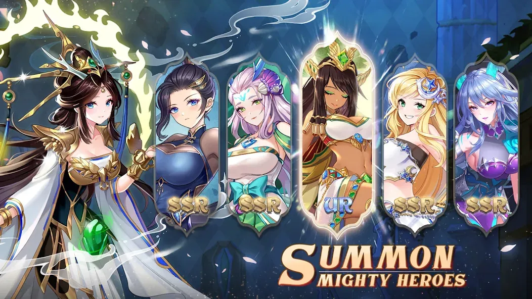 Mythic Heroes: Idle RPG [MOD: безлимитные ресурсы и быстрая прокачка] Screenshot 3