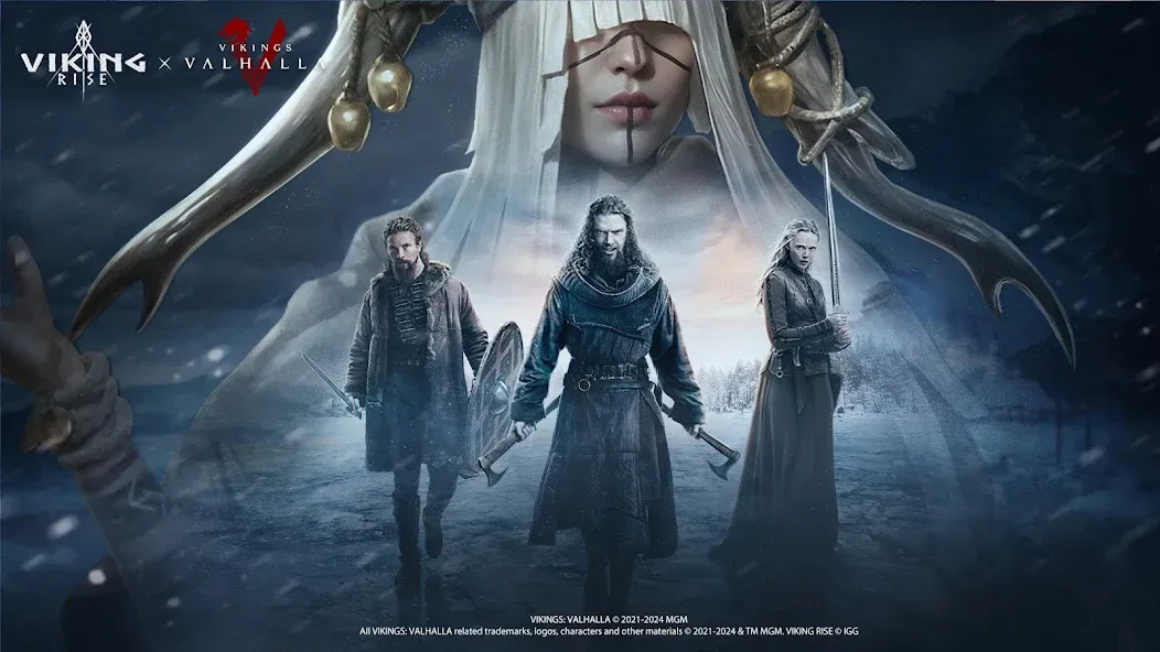 Viking Rise: Valhalla [MOD: безлимитные ресурсы и ускоренное строительство] Screenshot 1