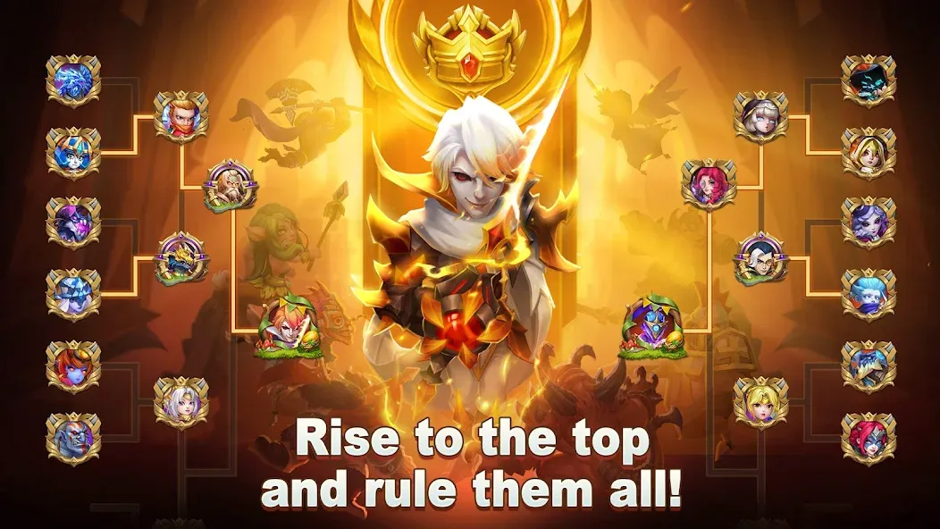 Castle Clash: World Ruler [MOD: безлимитные ресурсы и усиленные войска] Screenshot 3