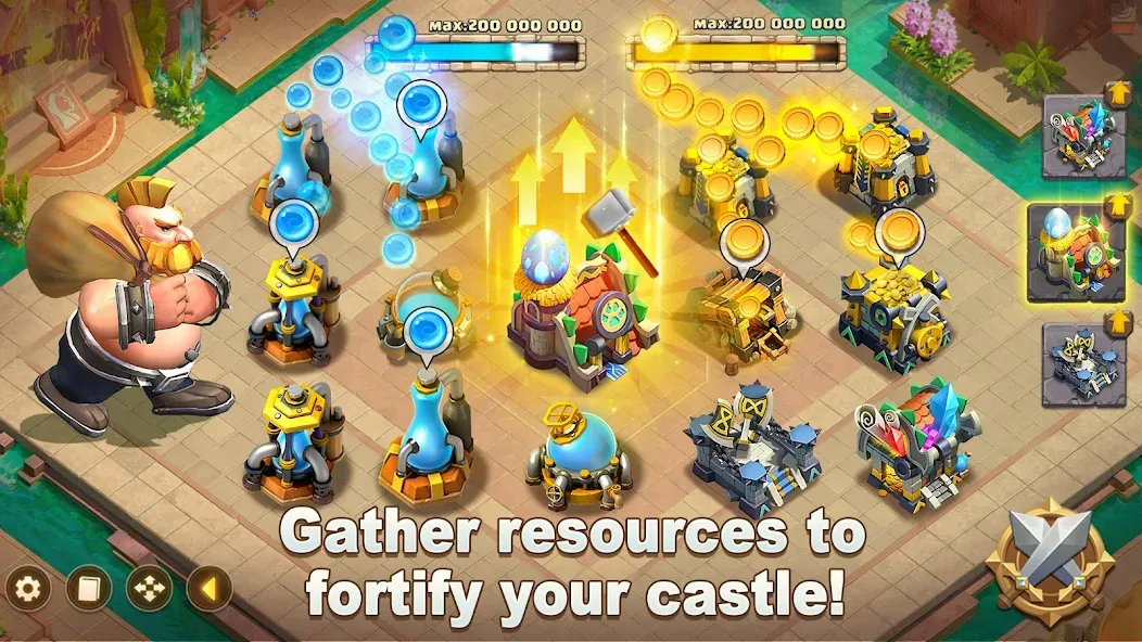 Castle Clash: World Ruler [MOD: безлимитные ресурсы и усиленные войска] Screenshot 4