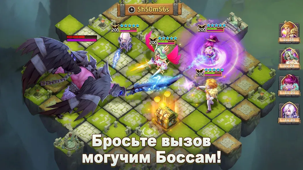 Castle Clash: Правитель мира [MOD: безлимитные ресурсы и сильная армия] Screenshot 3