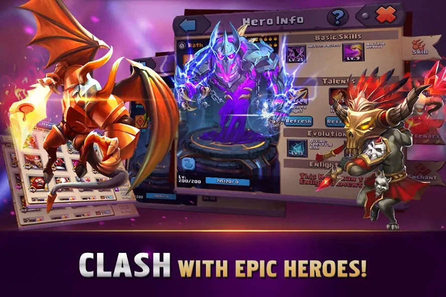 Clash of Lords 2: Guild Castle [MOD: безлимитные деньги и ресурсы] Screenshot 2