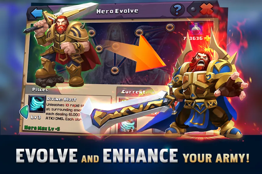 Clash of Lords 2: Guild Castle [MOD: безлимитные деньги и ресурсы] Screenshot 3
