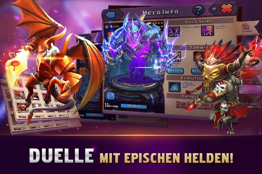 Clash of Lords 2: Ehrenkampf [MOD: безлимитные ресурсы и усиленные герои] Screenshot 4