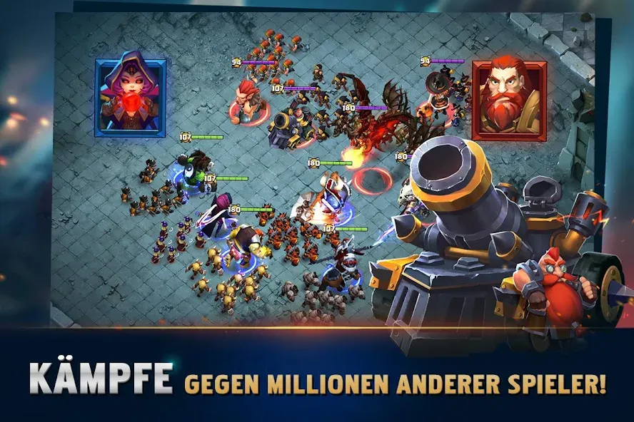 Clash of Lords 2: Ehrenkampf [MOD: безлимитные ресурсы и усиленные герои] Screenshot 5