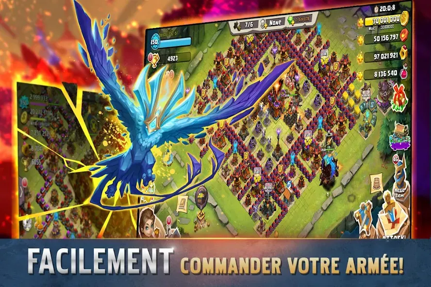 Clash of Lords 2: Clash Divin [MOD: безлимитные ресурсы и усиленные герои] Screenshot 1