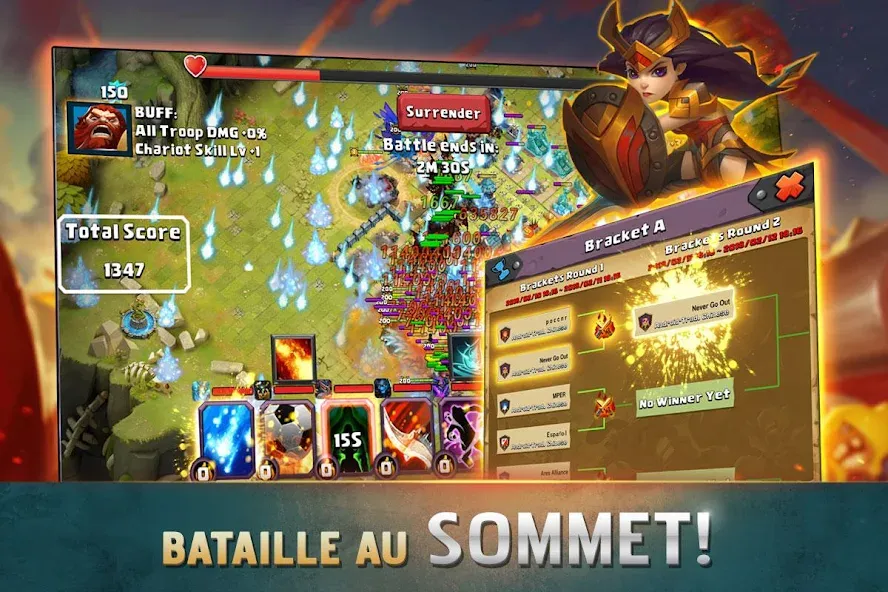Clash of Lords 2: Clash Divin [MOD: безлимитные ресурсы и усиленные герои] Screenshot 2