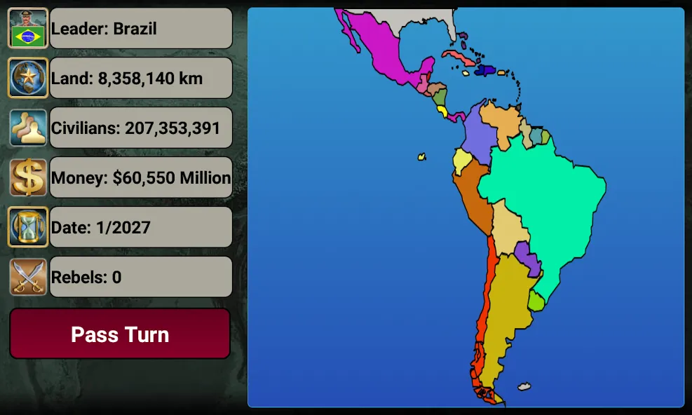 Latin America Empire [MOD: безлимитные деньги и ресурсы] Screenshot 2