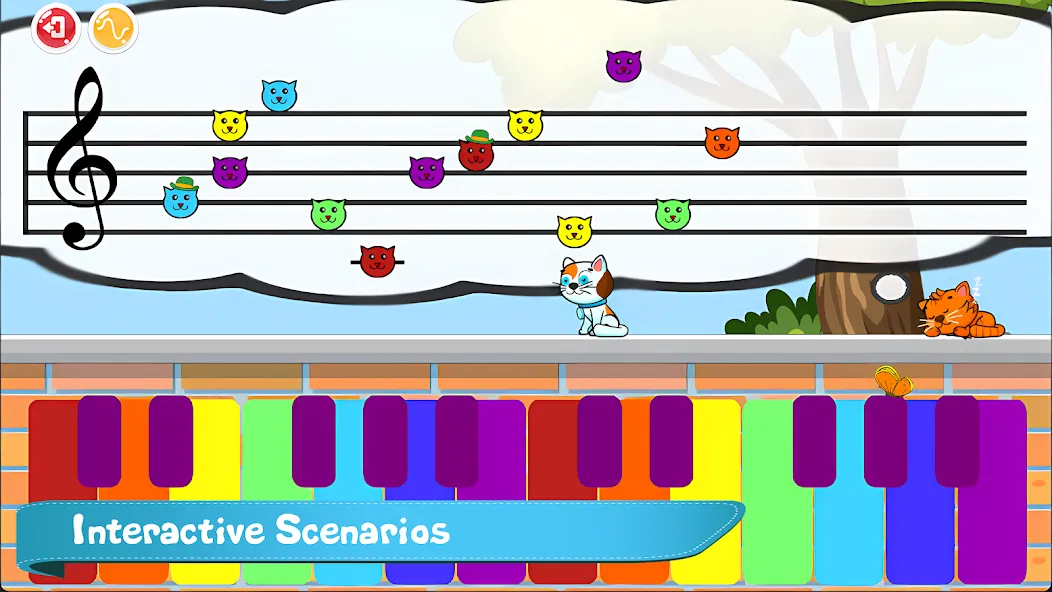 Cat Piano Meow - Sounds &amp; Game [MOD: разблокированы все звуки и уровни] Screenshot 4