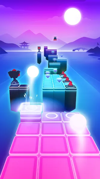 Dancing Sky 3 [MOD: без рекламы и все уровни открыты] Screenshot 2