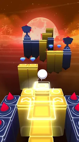 Dancing Sky 3 [MOD: без рекламы и все уровни открыты] Screenshot 3