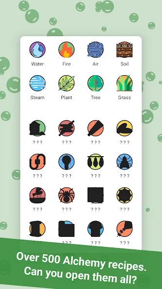 Alchemy Merge — Puzzle Game [MOD: безлимитные ресурсы и подсказки] Screenshot 1
