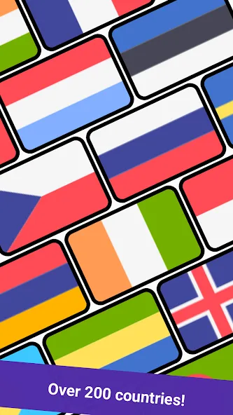 Geomi — Flags &amp; Countries [MOD: открыты все страны и флаги] Screenshot 2