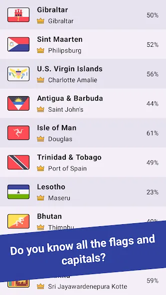 Geomi — Flags &amp; Countries [MOD: открыты все страны и флаги] Screenshot 3