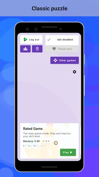 Mastermind Puzzle [MOD: подсказки и безлимитные попытки] Screenshot 1