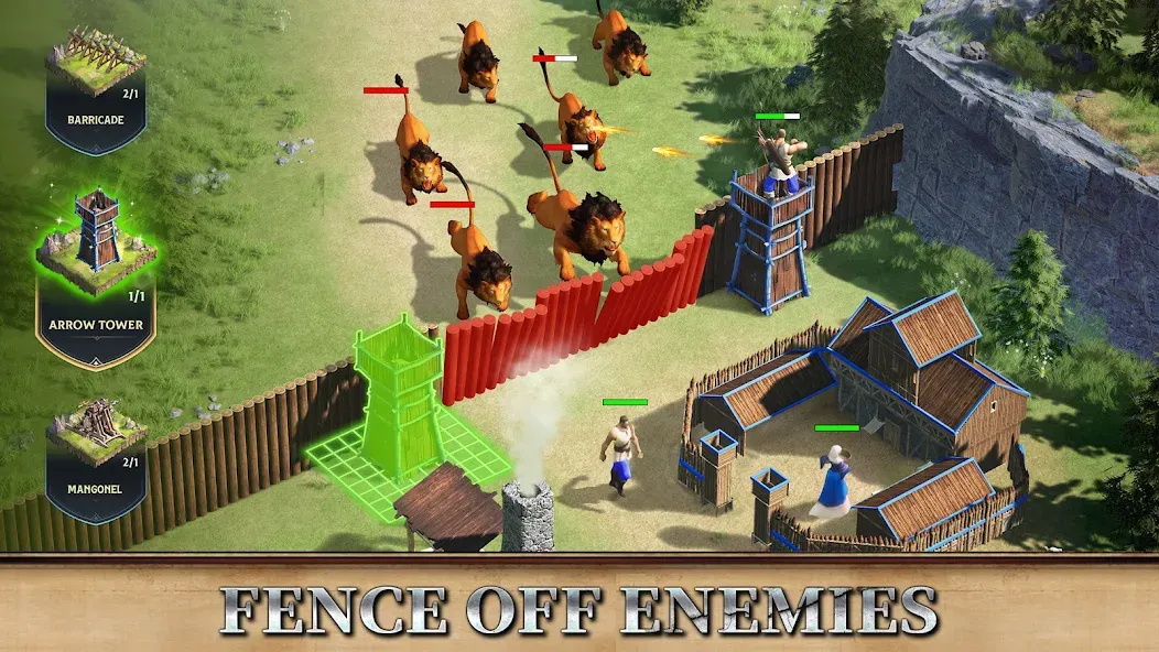 Rise of Castles: Ice and Fire [MOD: безлимитные ресурсы и ускоренное строительство] Screenshot 5