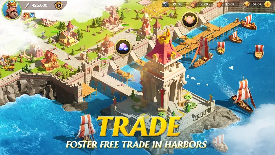 Kingdom Adventure Saga [MOD: безлимитные ресурсы и усиленная армия] Screenshot 5