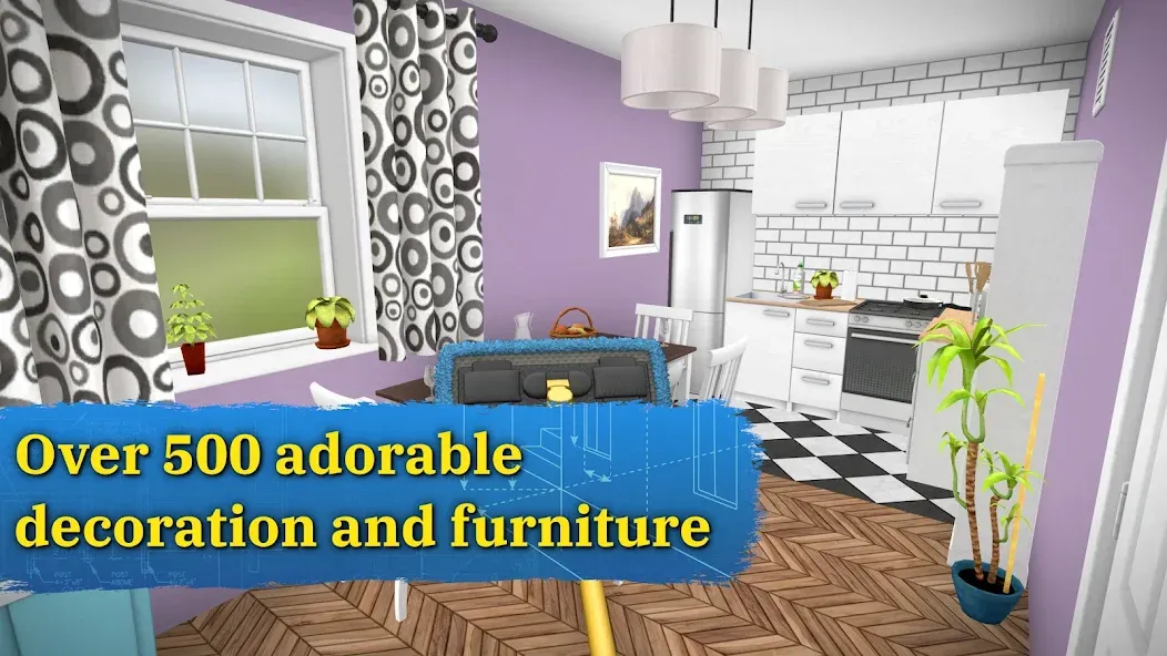 House Flipper: Home Design [MOD: безлимитные деньги и мебель бесплатно] Screenshot 2