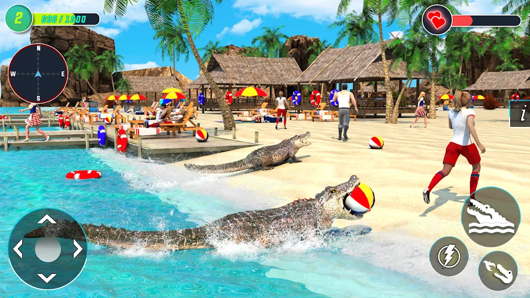 Crocodile Games: Animal Games [MOD: новые крокодильи приключения без ограничений] Screenshot 2